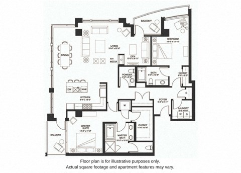 B27 South B27 South floor plan at The Bravern, WA, 98004